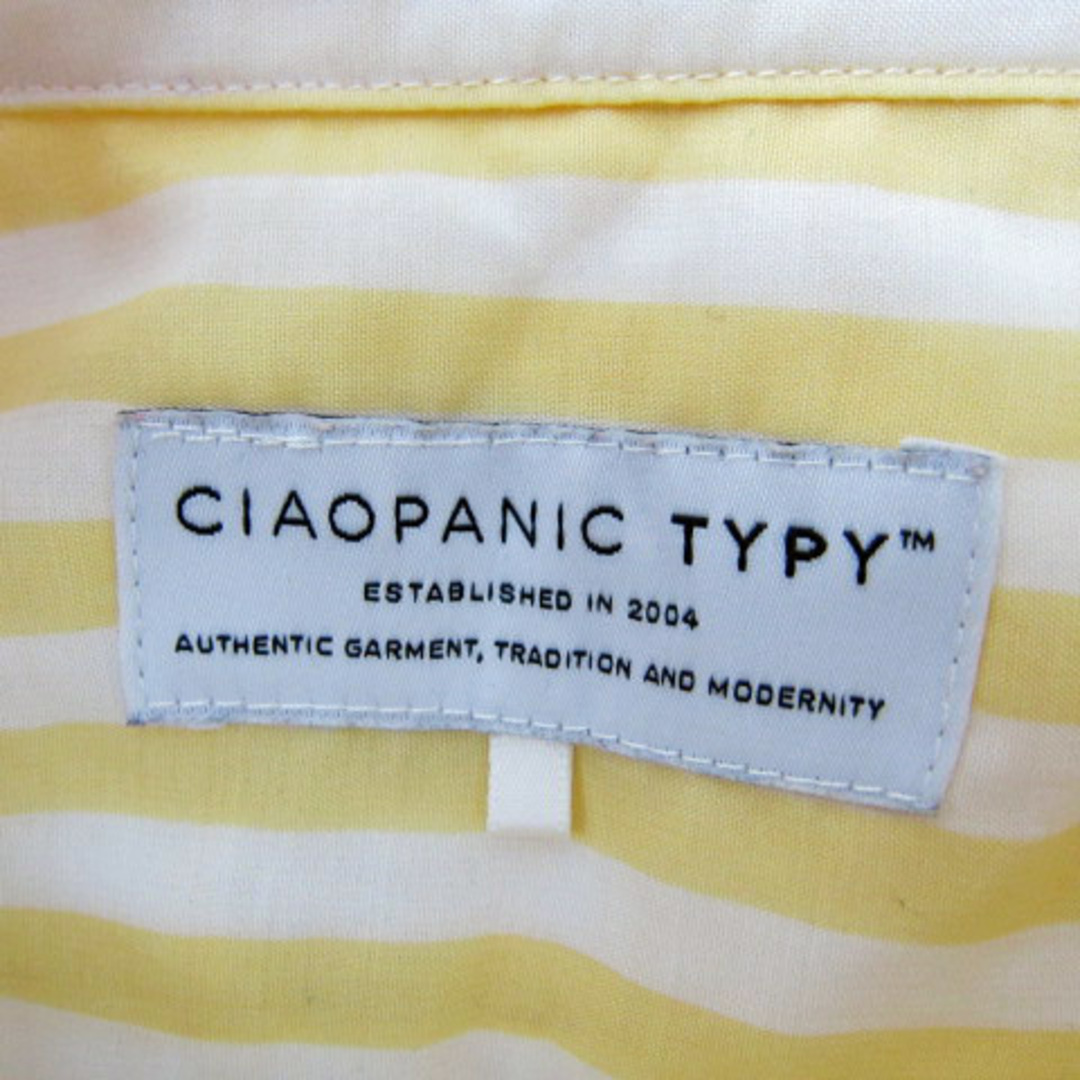 CIAOPANIC TYPY(チャオパニックティピー)のチャオパニック ティピー ブラウス ノースリーブ スキッパーカラー ストライプ柄 レディースのトップス(シャツ/ブラウス(半袖/袖なし))の商品写真