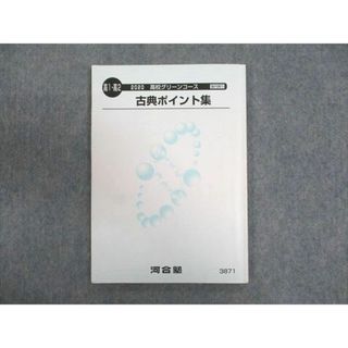 WN93-123 河合塾 高校グリーンコース 古典ポイント集 2020 09s0B(語学/参考書)