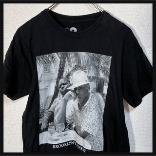 【ブルックリンズファイネスト】半袖Tシャツ　黒T　写真　黒人　バンT32(Tシャツ/カットソー(半袖/袖なし))