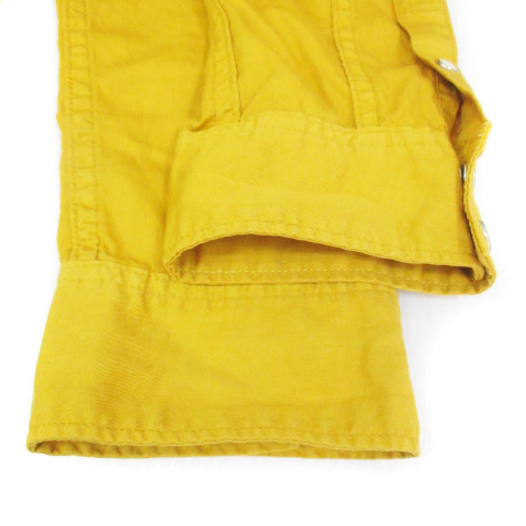 モンキータイム アローズ ウエスタンシャツ カジュアル 七分袖 無地 S 黄色 メンズのトップス(シャツ)の商品写真