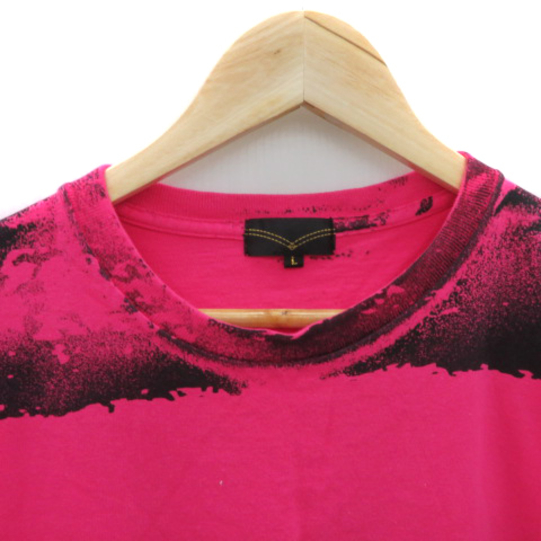Levi's(リーバイス)のリーバイス Tシャツ カットソー 半袖 ラウンドネック プリント L ピンク メンズのトップス(Tシャツ/カットソー(半袖/袖なし))の商品写真