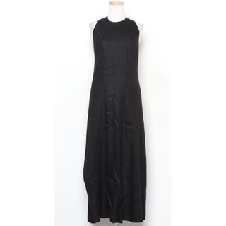 CLANE - HALTER LINEN LONG ONE PIECE  クラネ　ブラック