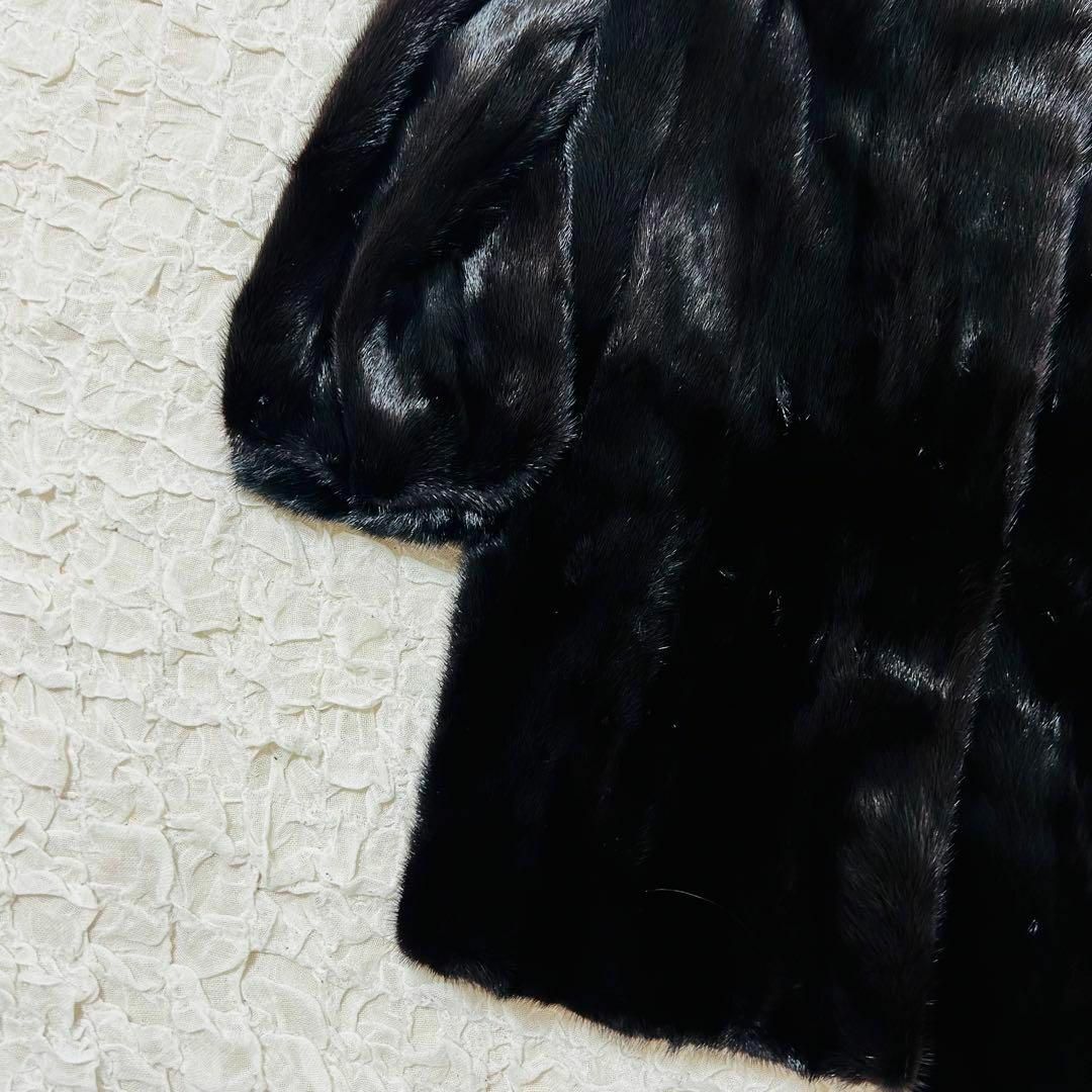 サガミンク SAGA MINK 金サガ 毛皮 コート ミンクファー ハーフコート レディースのジャケット/アウター(毛皮/ファーコート)の商品写真