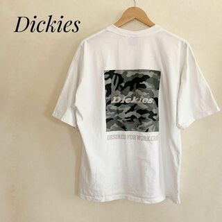 Dickies - Dickies ディッキーズ カモフラージュ柄 白 Tシャツ バックプリント