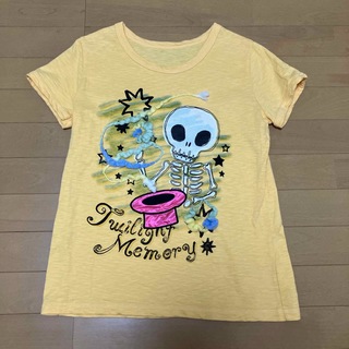 セシール(cecile)のTシャツ　イエロー　Twilight Memory(Tシャツ(半袖/袖なし))