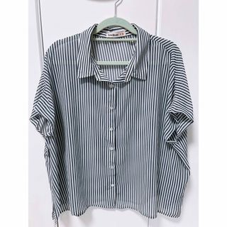 SHOO・LA・RUE - 新品】シューラルー　ストライプシャツブラウス