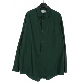 グラフペーパー 22AW ブロード レギュラーカラー シャツ 長袖 F 緑(シャツ)