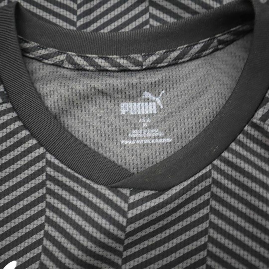PUMA(プーマ)のプーマ PUMA ヘリンボーン メッシュ Tシャツ M ブラック メンズのトップス(Tシャツ/カットソー(半袖/袖なし))の商品写真