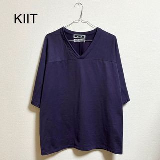 キート(KIIT)の【KIIT】フットボールデザインTシャツ(Tシャツ/カットソー(半袖/袖なし))