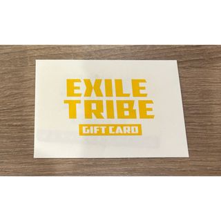 EXILE TRIBE GIFT CARD ギフトカード1万円(アイドルグッズ)