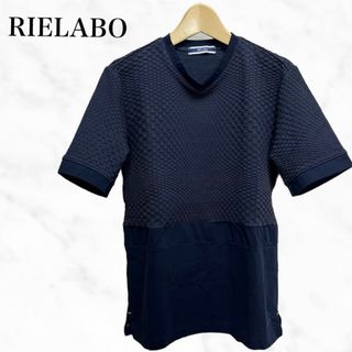 RIELABO 半袖Tシャツ　ＶネックTシャツ　日本製　半袖カットソー(Tシャツ/カットソー(半袖/袖なし))