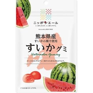 ニッポンエール 熊本県産すいかグミ 40gx3袋(菓子/デザート)