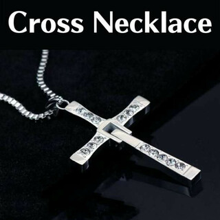 クロス ネックレス メンズ 十字架 ロザリオ ワイルドスピード ドミニク(ネックレス)