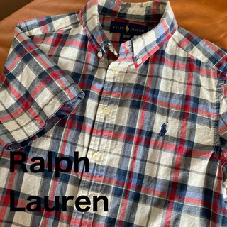 ラルフローレン(Ralph Lauren)のRalph Lauren ラルフローレン ホワイト チェック 半袖シャツ(シャツ/ブラウス(半袖/袖なし))
