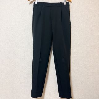 ザラ(ZARA)のZARA ザラ　テーパードパンツ　 ブラック ボトムス タックパンツ(その他)