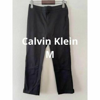 Calvin Klein - Calvin Klein CK テーパードパンツ ブラック レディース