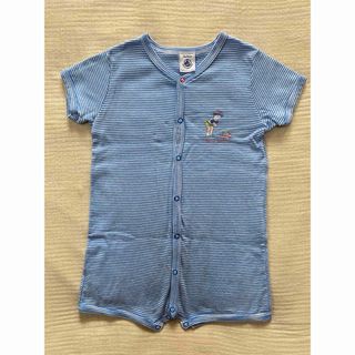 プチバトー(PETIT BATEAU)のプチバトー半袖ロンパース(ロンパース)