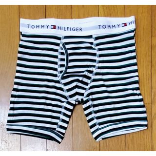 トミーヒルフィガー(TOMMY HILFIGER)のトミーヒルフィガー　新品　メンズ　ボクサーパンツ(ボーダー/グリーンS)(ボクサーパンツ)