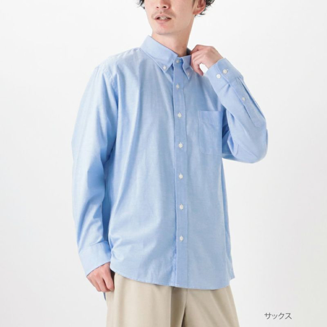 NAVY ブルー ワイシャツ メンズのトップス(シャツ)の商品写真
