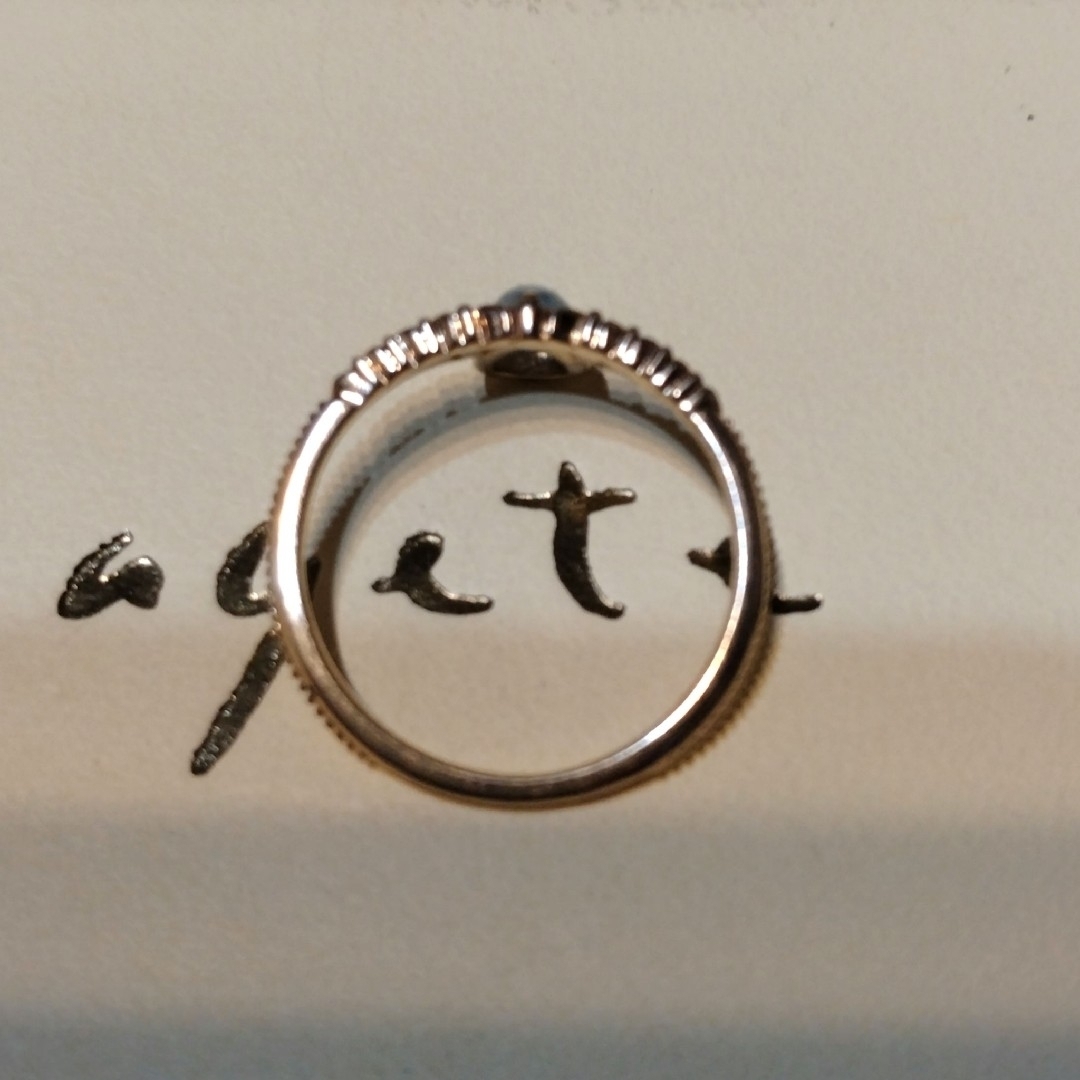agete(アガット)のアガット　アクアマリンリング　11号 レディースのアクセサリー(リング(指輪))の商品写真