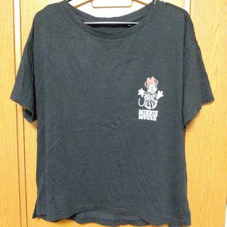 ユニクロ(UNIQLO)のユニクロ UNIQLO ディズニー デザイン 黒 Tシャツ Mサイズ(Tシャツ(半袖/袖なし))