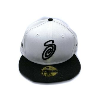 STUSSY - ★STUSSY ステューシー x New Era ニューエラ 1311008 CURLY S 59FIFTY CAP カーリーS キャップ ホワイト size60.6cm