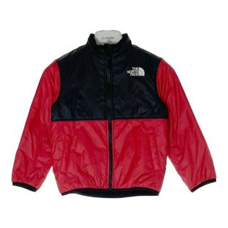 ザノースフェイス(THE NORTH FACE)の★THE NORTH FACE ザノースフェイス NYJ82271Z フリースリバーシブルジャケット レッド ブラック size120cm(ジャケット/上着)