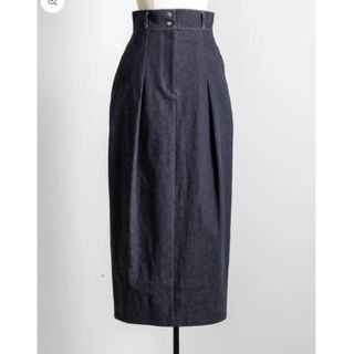 deres Simone / first denim skirt(INDIGO)