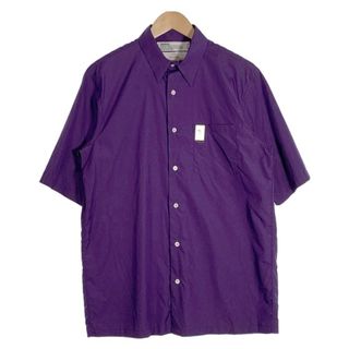 DAIRIKU ダイリク 22SS H-S Dress Shirt with Money Clip ドレスシャツ 半袖 マネークリップ パープル 22SS S-9 Size M(シャツ)