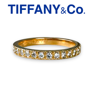 ティファニー(Tiffany & Co.)のティファニー リング ノヴォハーフサークル 15P ダイヤモンド ゴールド 6号(リング(指輪))