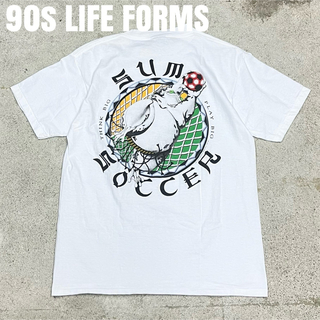 ＊7599 90s LIFE FORMS ライフフォームス　カエル　Tシャツ(Tシャツ/カットソー(半袖/袖なし))