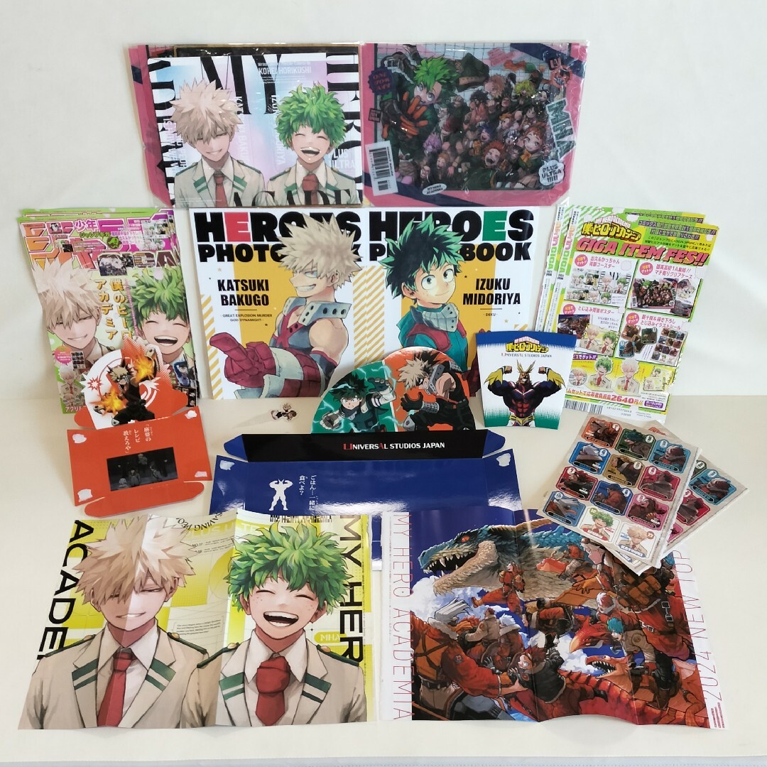 ヒロアカ展爆豪勝己緑谷出久フォトブック/USJ/ジャンプGIGA付録 ヒロアカ展爆豪勝己緑谷出久フォトブック/USJ/ジャンプGIGA付録