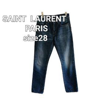 SAINT LAURENT PARISヴィンテージ加工 デニム size28