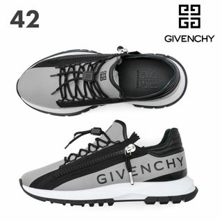 ジバンシィ(GIVENCHY)の新品 Givenchy スペクター スニーカー 4Gナイロン ジップ付き 42(スニーカー)