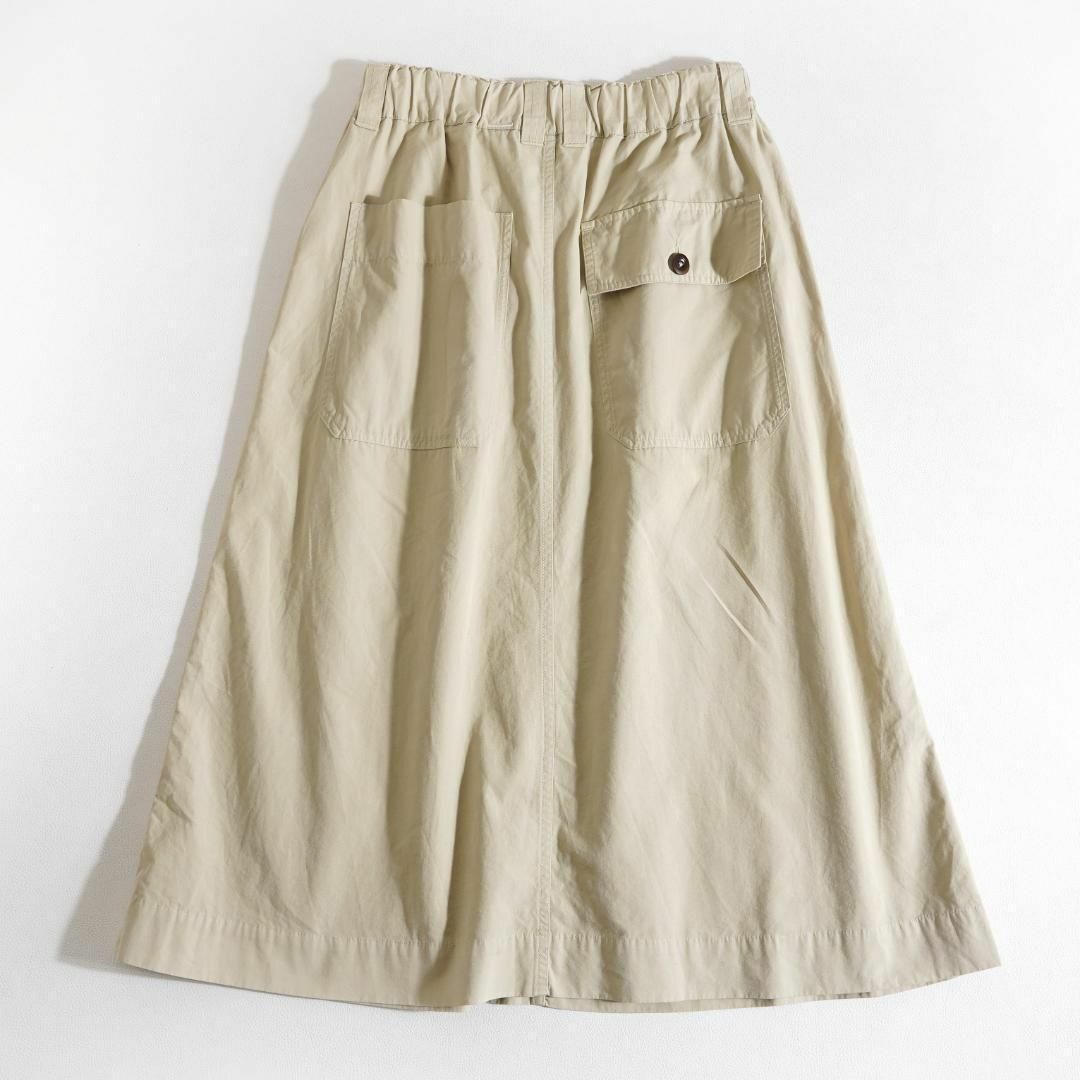 MARGARET HOWELL(マーガレットハウエル)の959u*マーガレットハウエル ファイン コットン ポプリン スカート レディースのスカート(ロングスカート)の商品写真