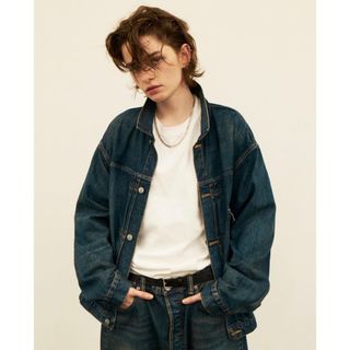 ワンエルディーケーセレクト(1LDK SELECT)のA.PRESSE for everyone Denim Jacket Lサイズ(Gジャン/デニムジャケット)