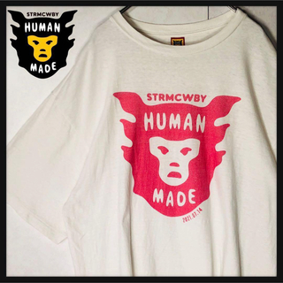 HUMAN MADE - 【人気デザイン】ヒューマンメイド デカロゴTシャツ XLサイズ ゆるだぼ