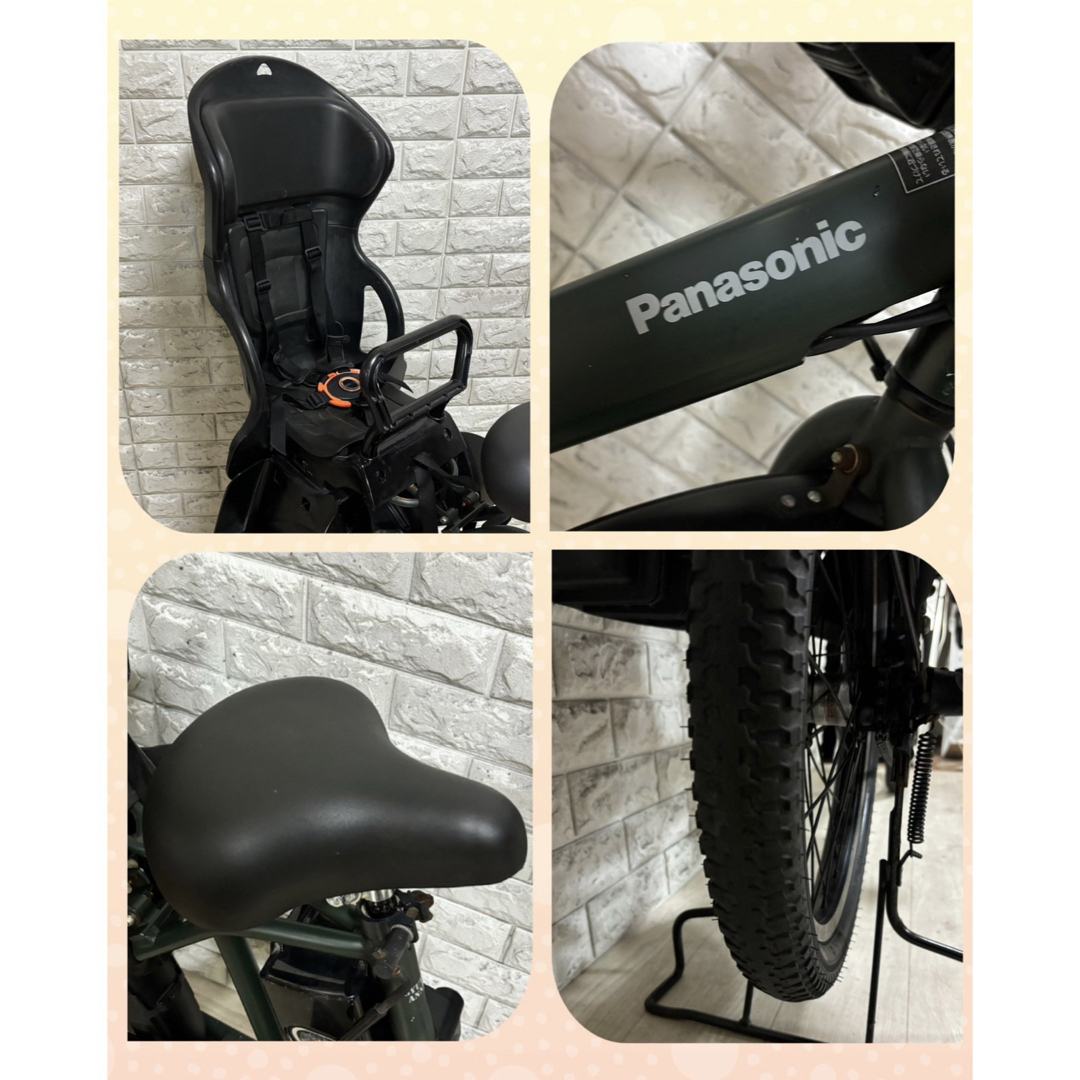 Panasonic(パナソニック)の美品✨大容量8Ah✨室内保管✨パナソニック ギュットアニーズ　子供乗せ電動自転車 スポーツ/アウトドアの自転車(自転車本体)の商品写真