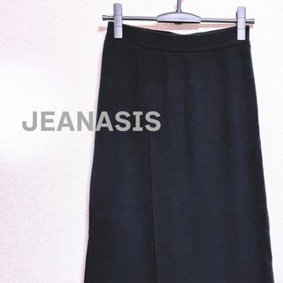 JEANASIS - JEANASIS ジーナシス　タイト　スカート　黒　ロング　巻き　ブラック
