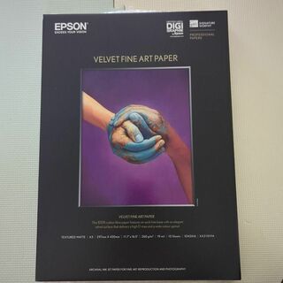 エプソン(EPSON)の【新品30枚】EPSON Velvet Fine Art Paper A3(その他)