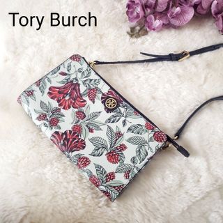 トリーバーチ(Tory Burch)のTory Burchボタニカル柄ショルダーバッグ(ショルダーバッグ)