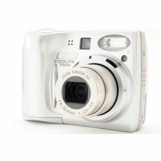 ニコン(Nikon)のスマホ転送OK！ ニコン COOLPIX 7600 元箱 新品電池 SDカード(コンパクトデジタルカメラ)