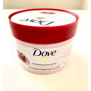 ダヴ(Dove（Unilever）)の【美品 Dove ダヴ クリーミースクラブ チェリー＆アプリコットミルク】(ボディスクラブ)