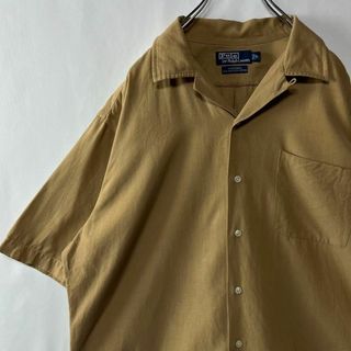 POLO RALPH LAUREN - ポロラルフローレン  オープンカラーシャツ　L ベージュ　CALDWELL