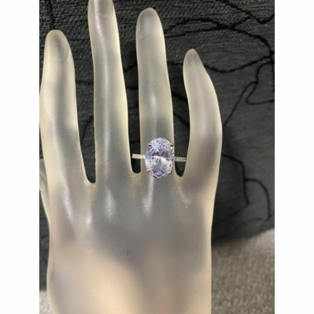 （1139）14号　大きく素敵な高価スワロクリスタルリング　爪留め仕様　指輪 レディースのアクセサリー(リング(指輪))の商品写真