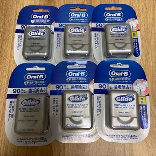 Oral-B オーラルB プレミアムデンタルフロス 40m 歯間クリーナー 6個(歯ブラシ/デンタルフロス)