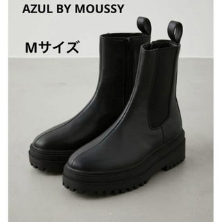 アズールバイマウジー(AZUL by moussy)の新品【AZUL BY MOUSSY】トラックソールサイドゴアブーツ(ブーツ)