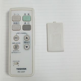 TOSHIBA　東芝　照明　リモコン　FRC−２０３T　中古品