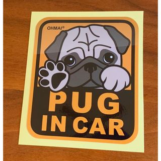 PUG IN CAR ステッカー その2