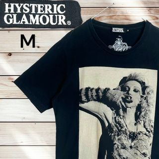 ヒステリックグラマー(HYSTERIC GLAMOUR)の【キムタク着用】ヒステリックグラマー コートニーラブ 両面デザイン Tシャツ 黒(Tシャツ/カットソー(半袖/袖なし))